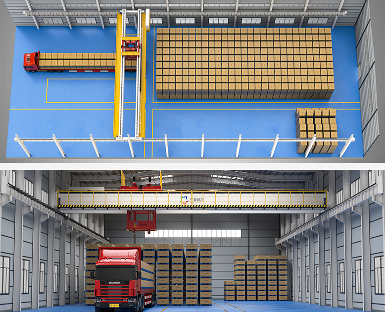 重載物料自動裝車機器人